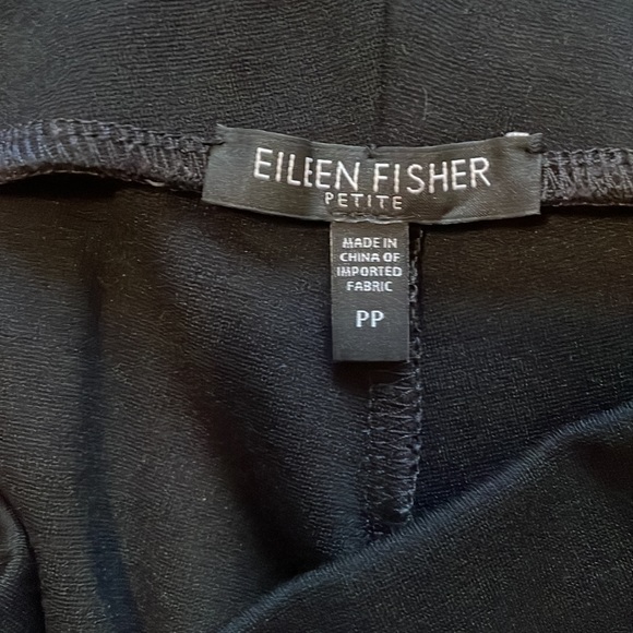 Eileen Fisher Petite, PP.  Pull on stretch, cropped ankle pant. - Picture 3 of 6
